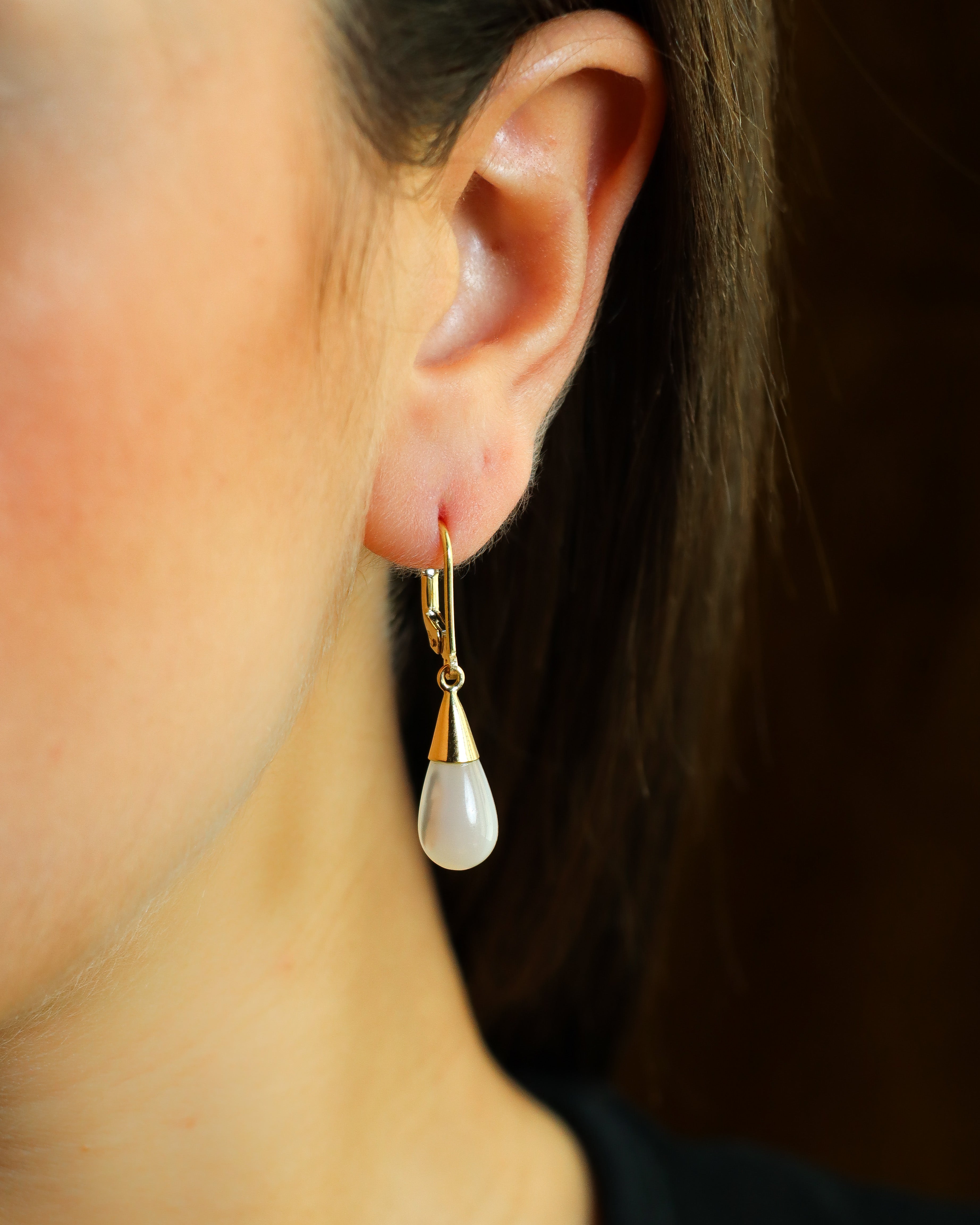 Mother-of-Pearl Drop Earrings 