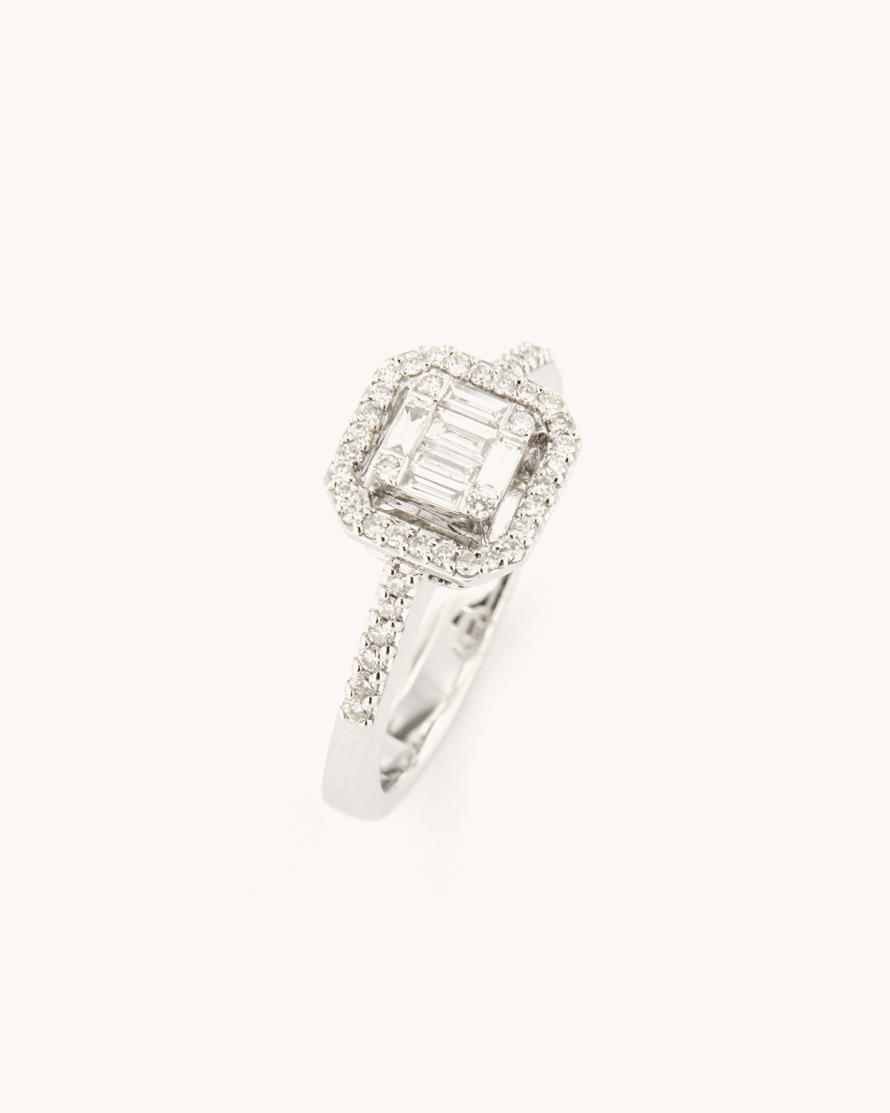 Anello Mosaico di Diamanti