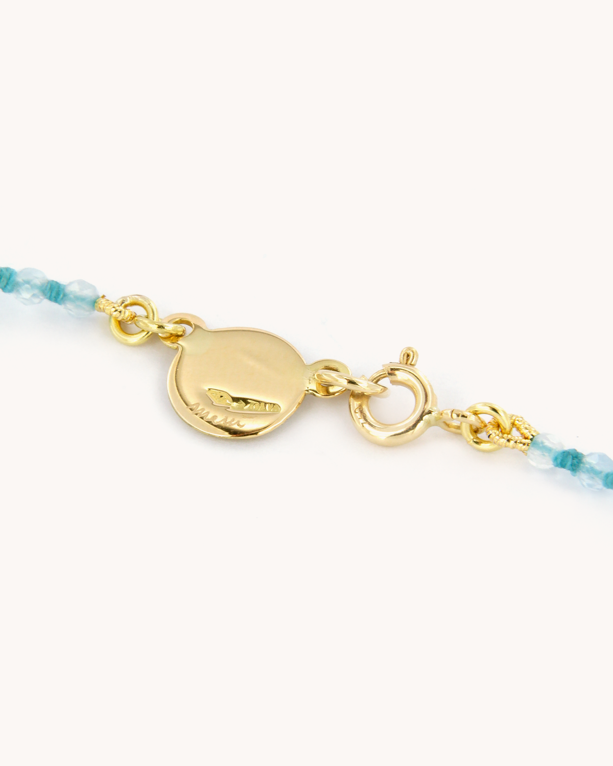 Coloris Necklace Rose Among Clear Blue