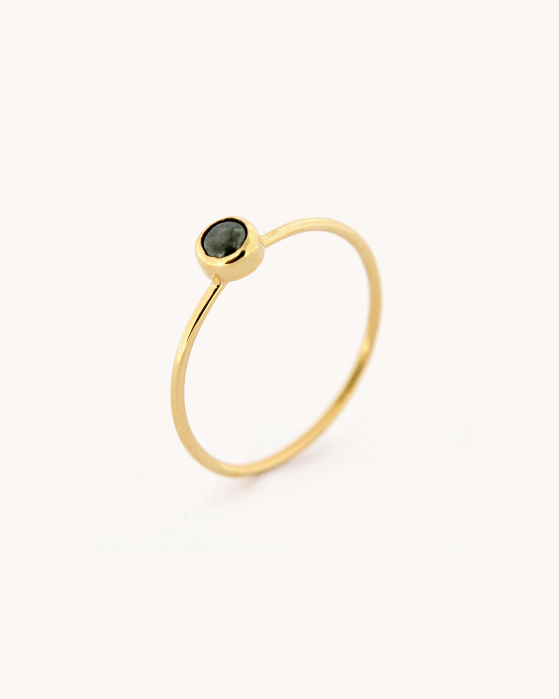 Anello a Filo con Ematite