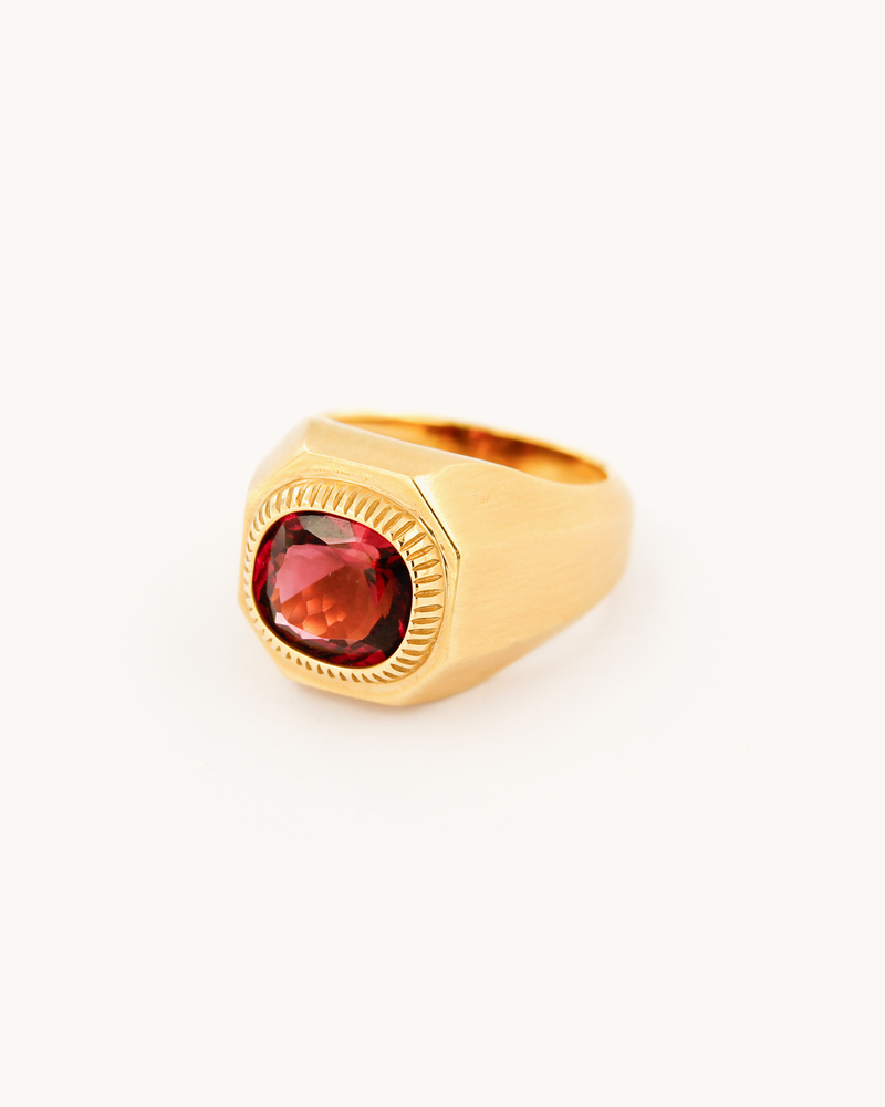 Rubellite Bold Ring