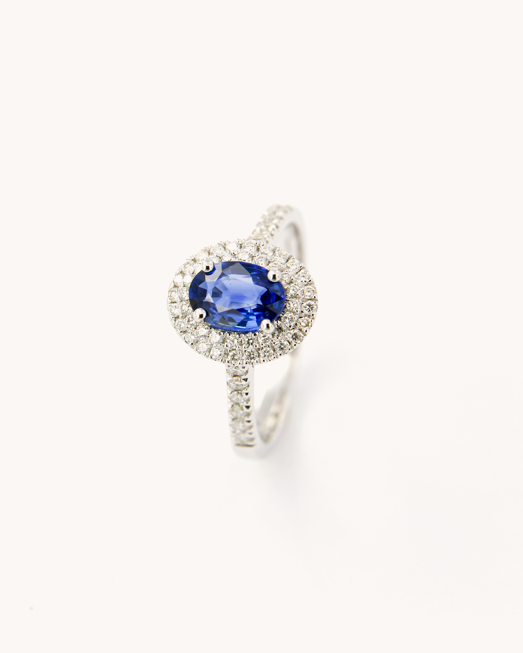 Sapphire and Diamond Ring
