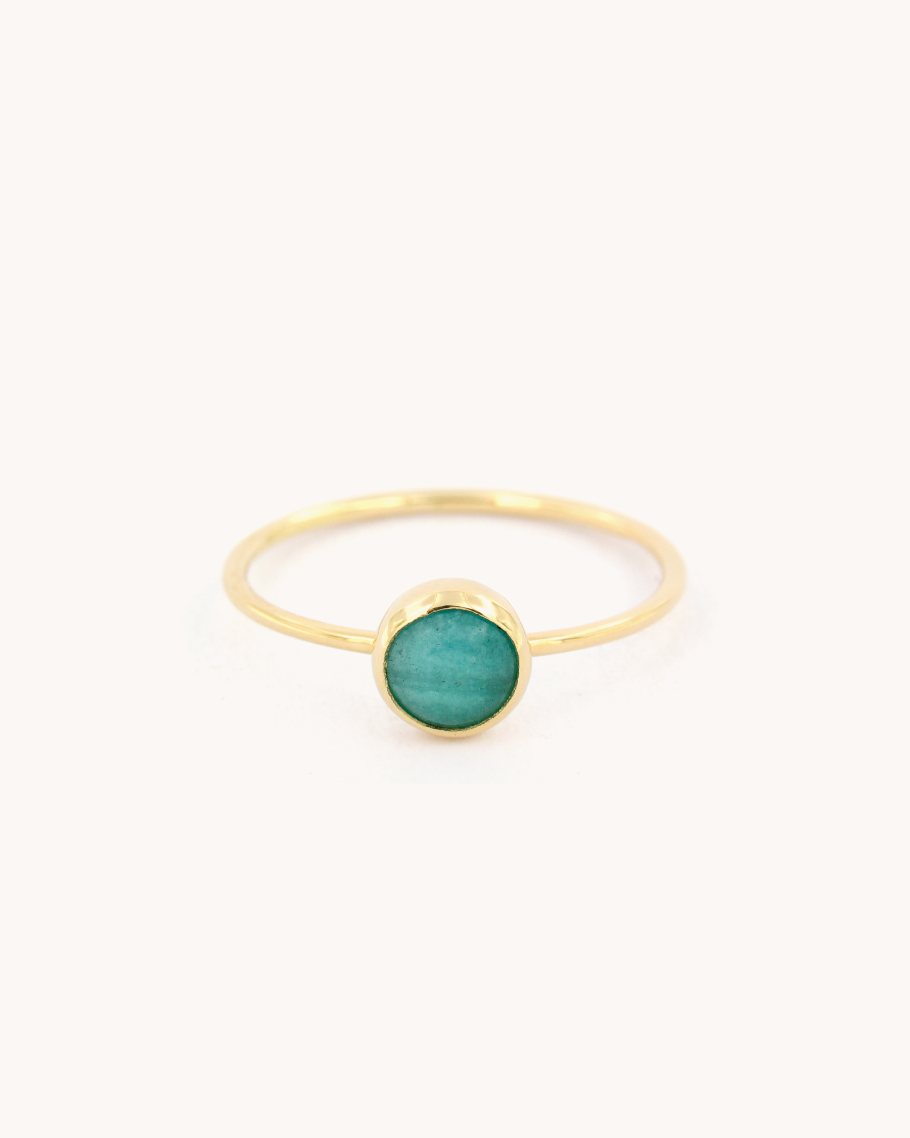 Anello a Filo con Amazzonite
