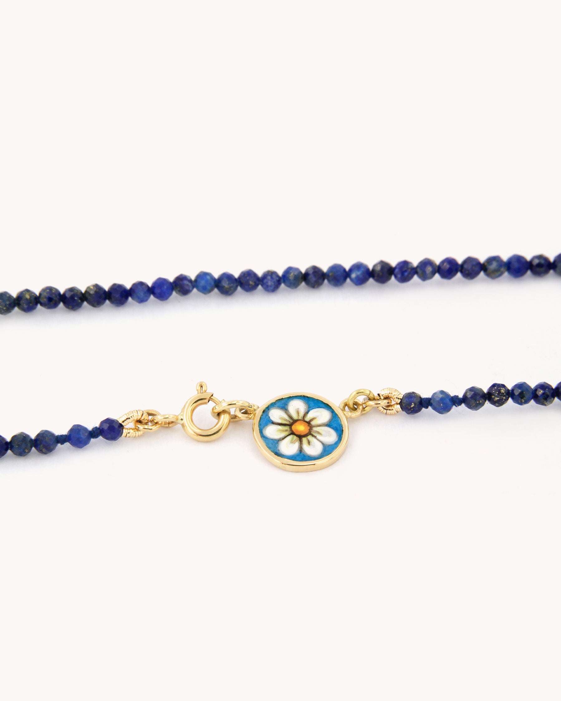 Collana Coloris Margherita nel Blu della Notte