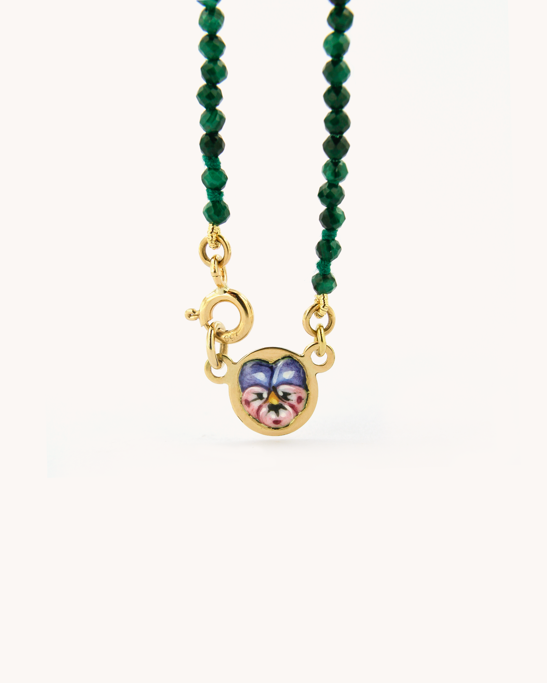 Collana Pensè con Malachite