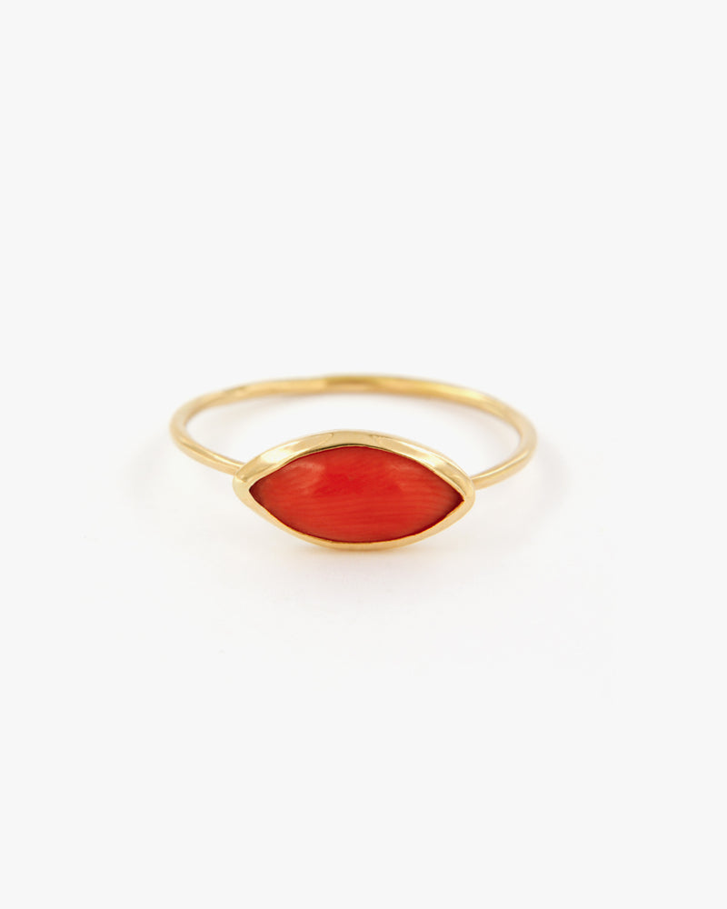 Red Coral Ring