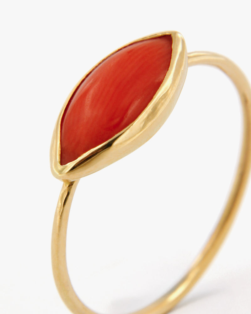 Red Coral Ring