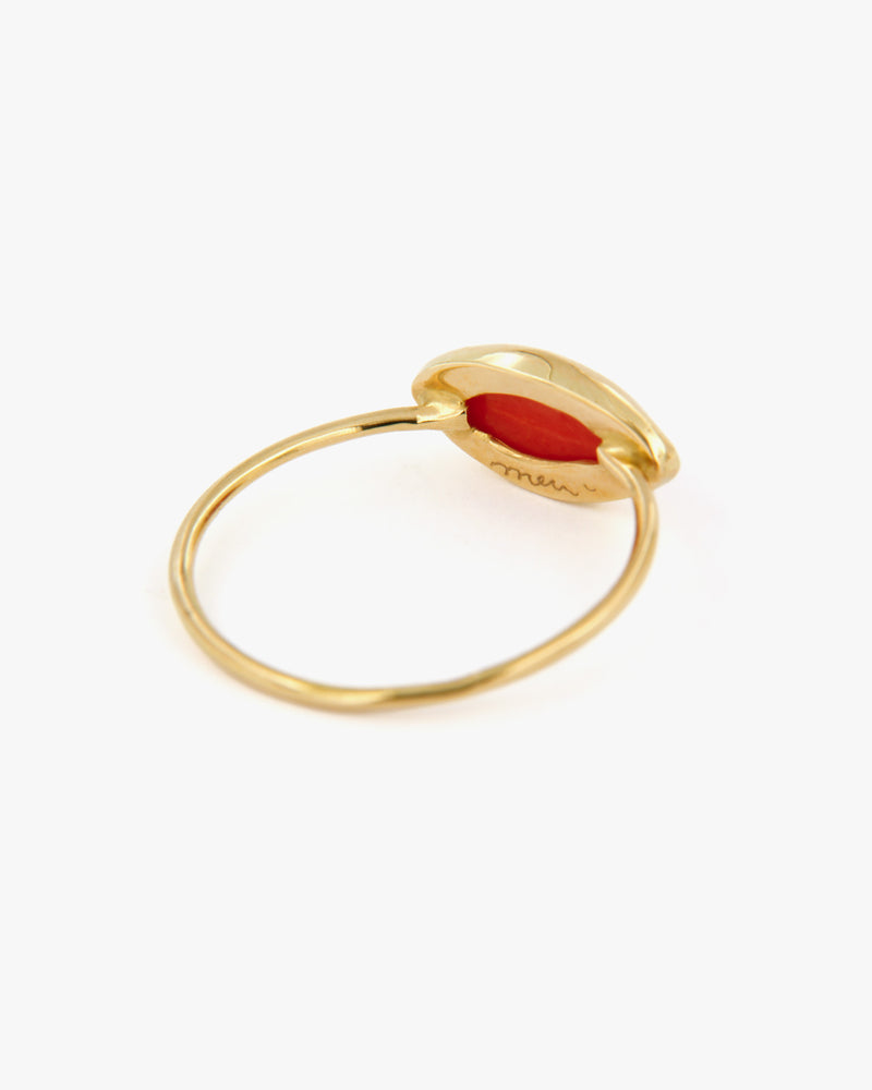 Red Coral Ring