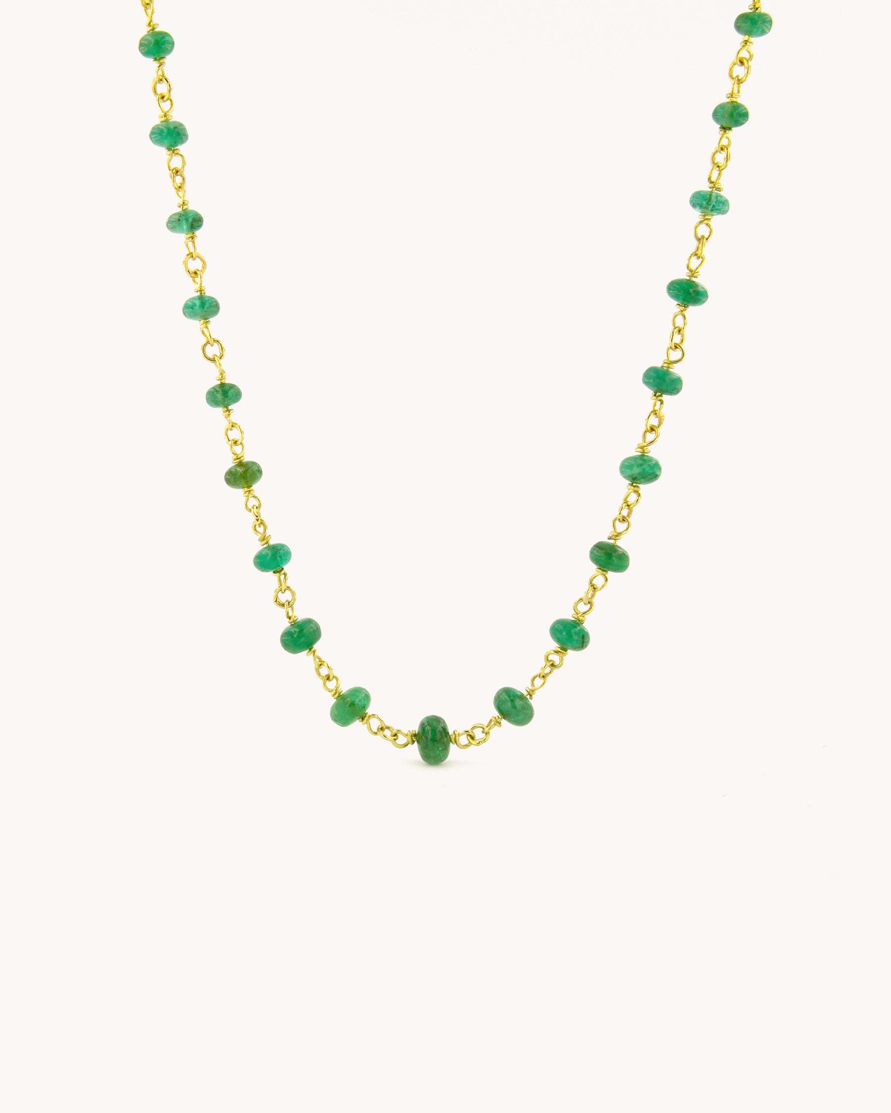 Collana Mediterraneo Base con Radice di Smeraldi