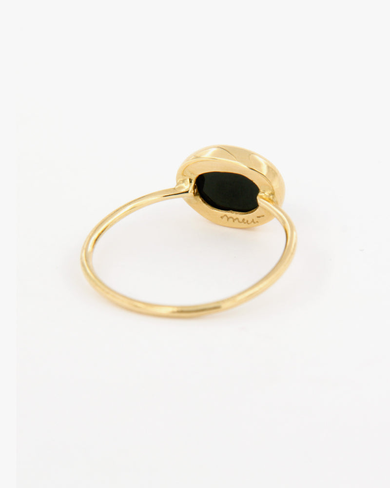 Oval Onyx Ring