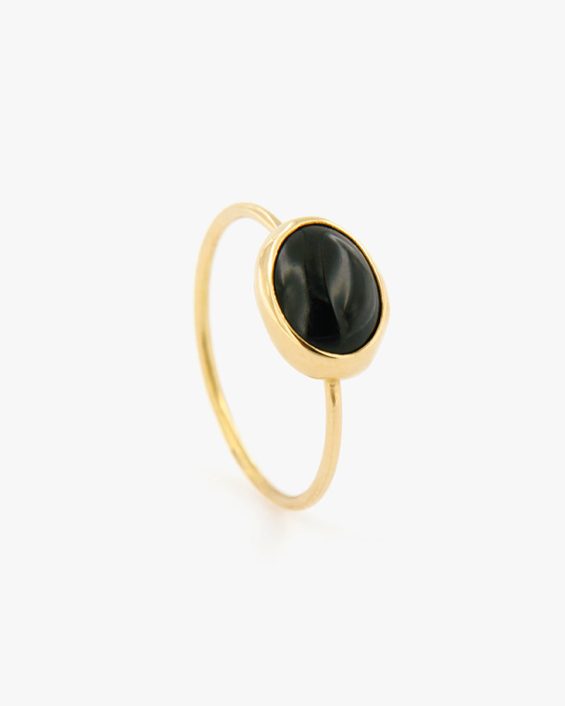 Oval Onyx Ring