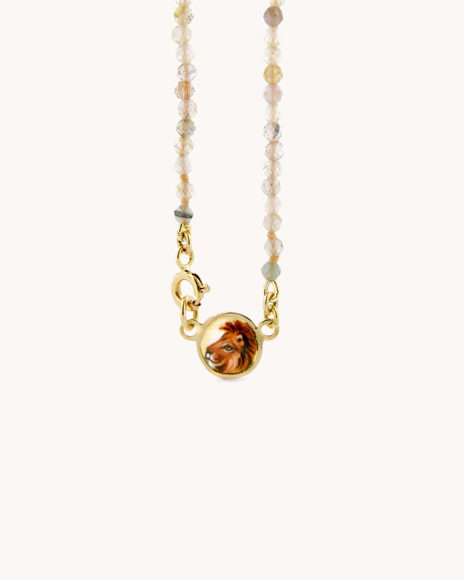 Collana Coloris Leone tra le Sabbia Dorata