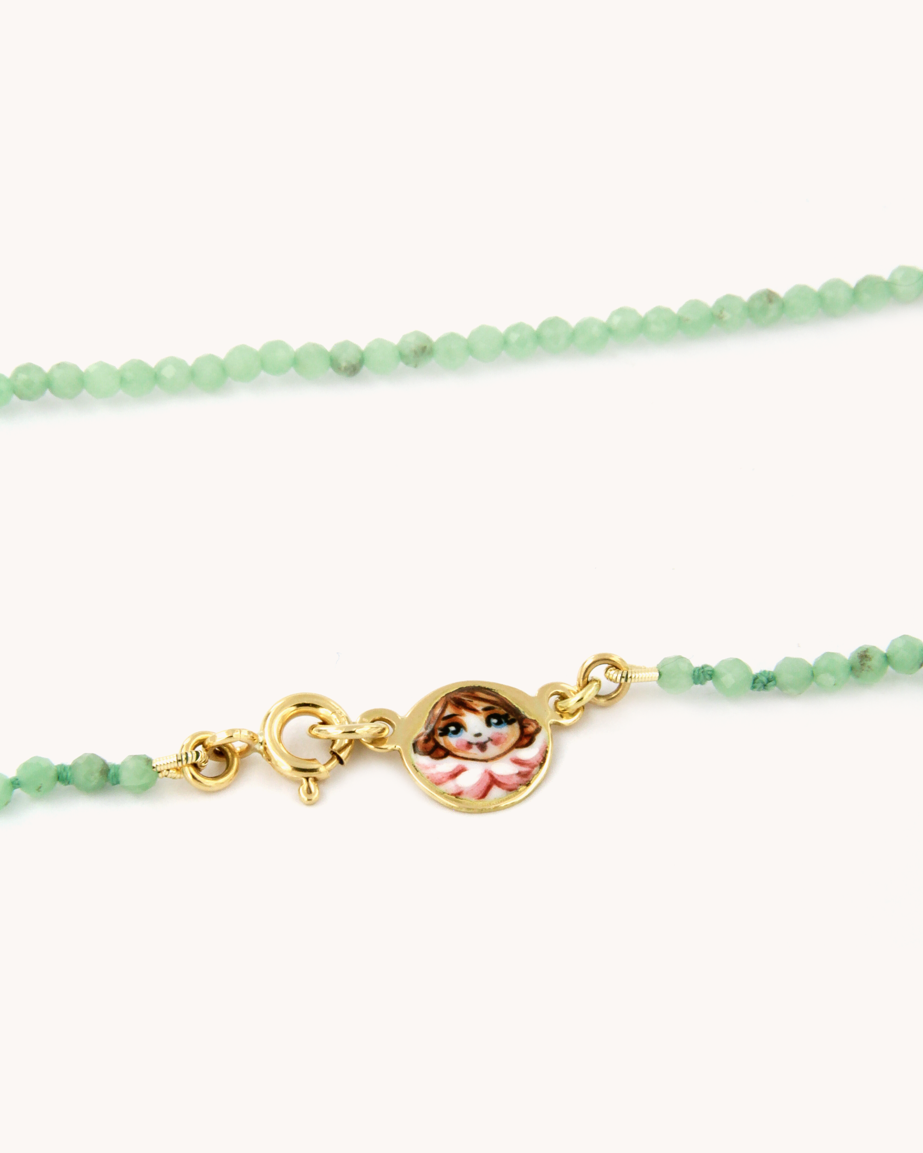 Collana Coloris Angelo in Verde Speranza