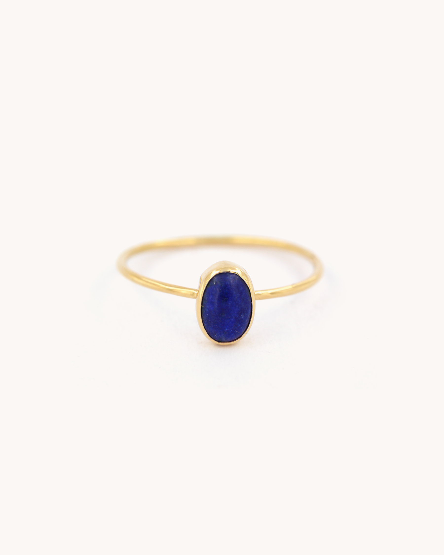 Anello a filo con Lapislazzulo