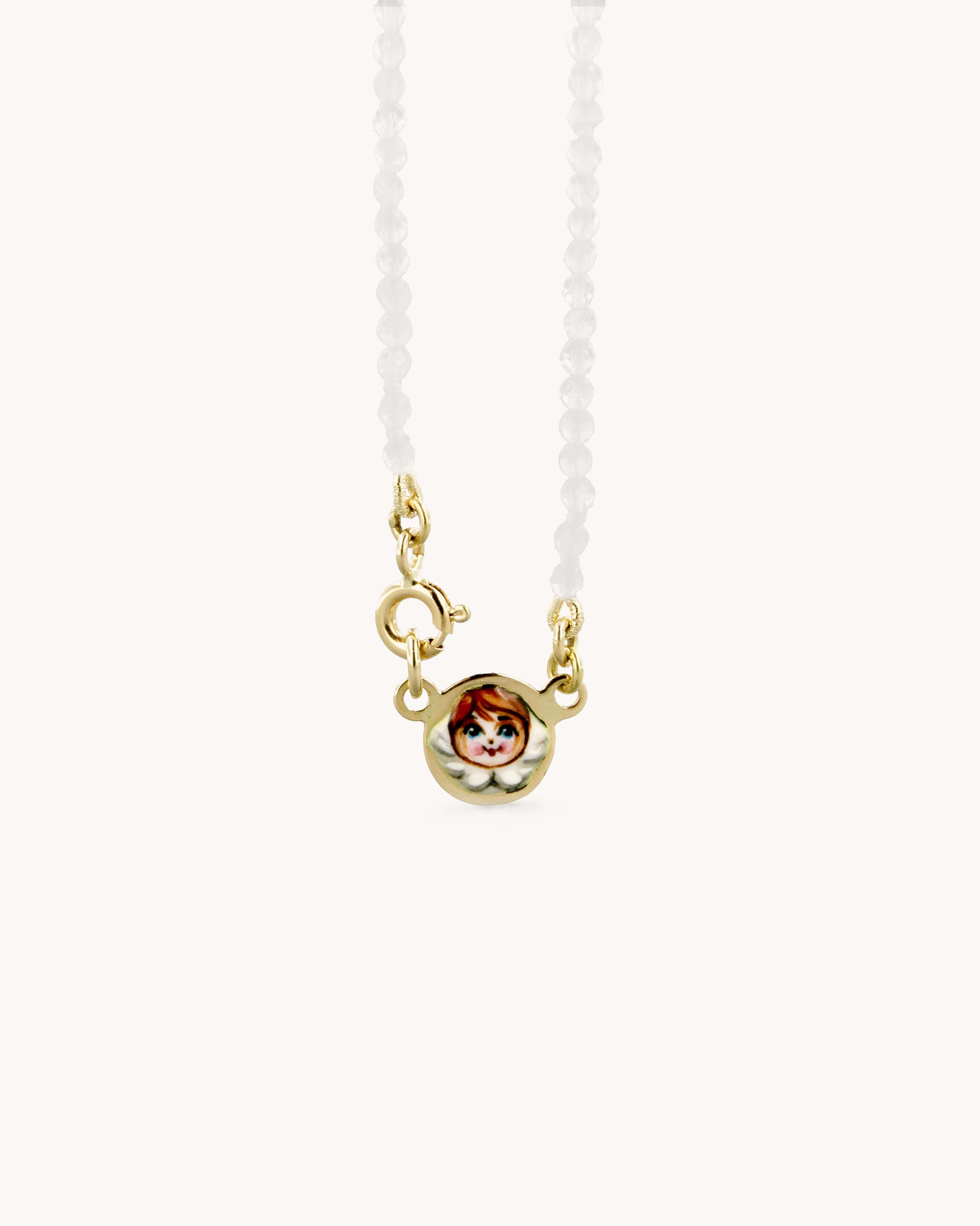 Coloris Necklace Angel among the White Clouds