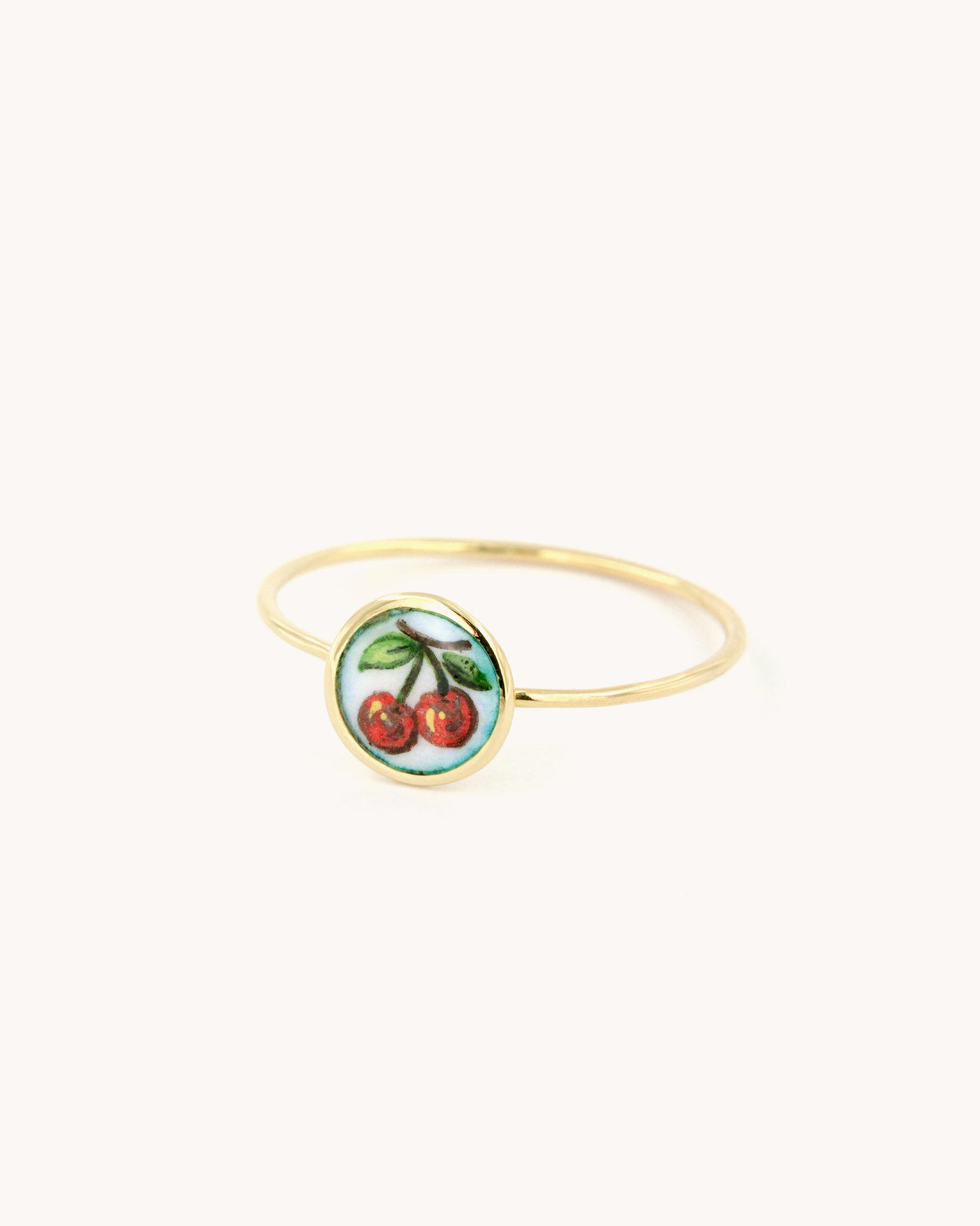 Cherry Wire Ring
