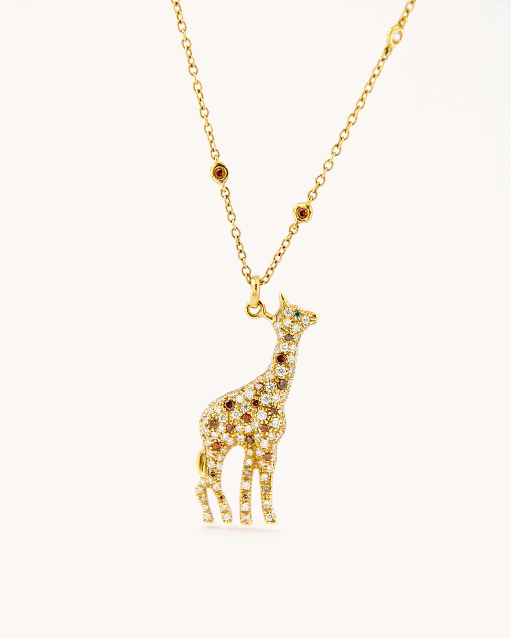 Giraffe Diamond Necklace