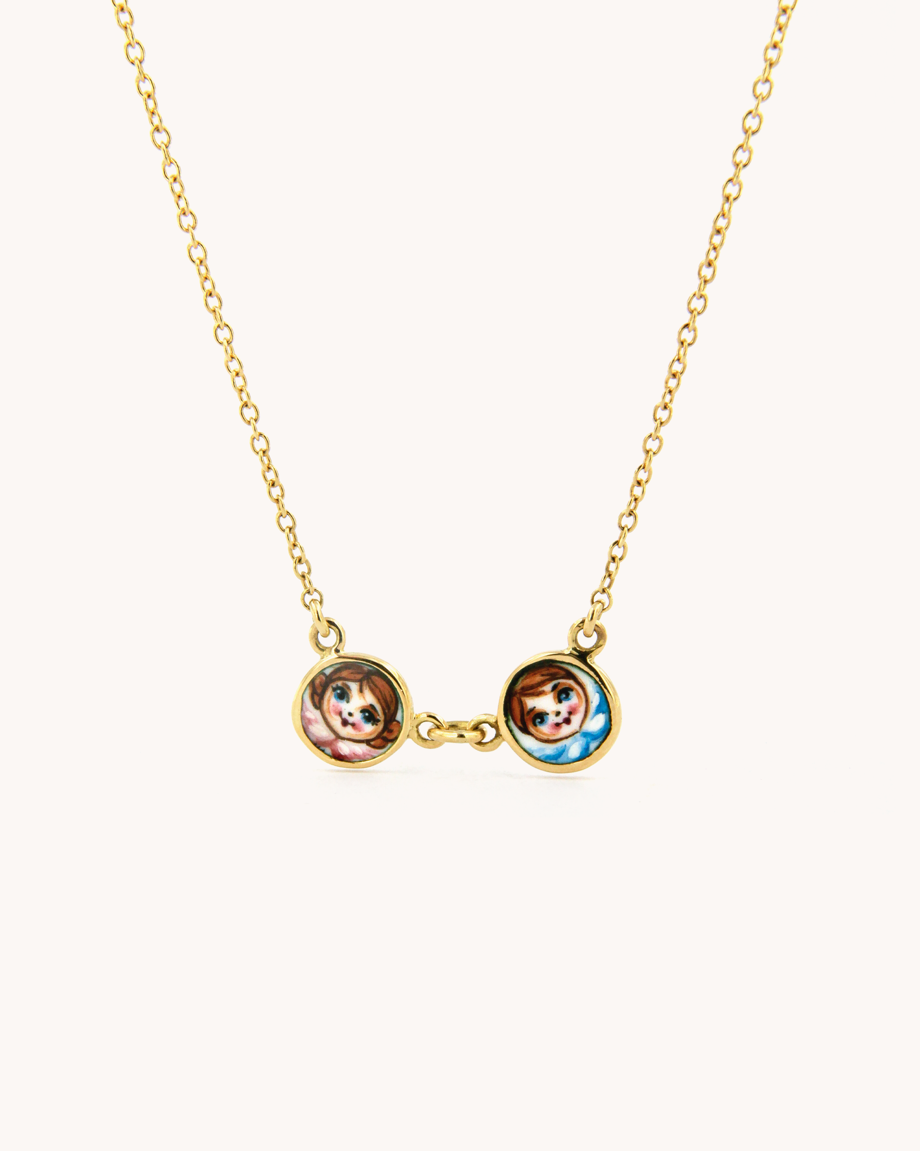 Little Twin Angels Necklace