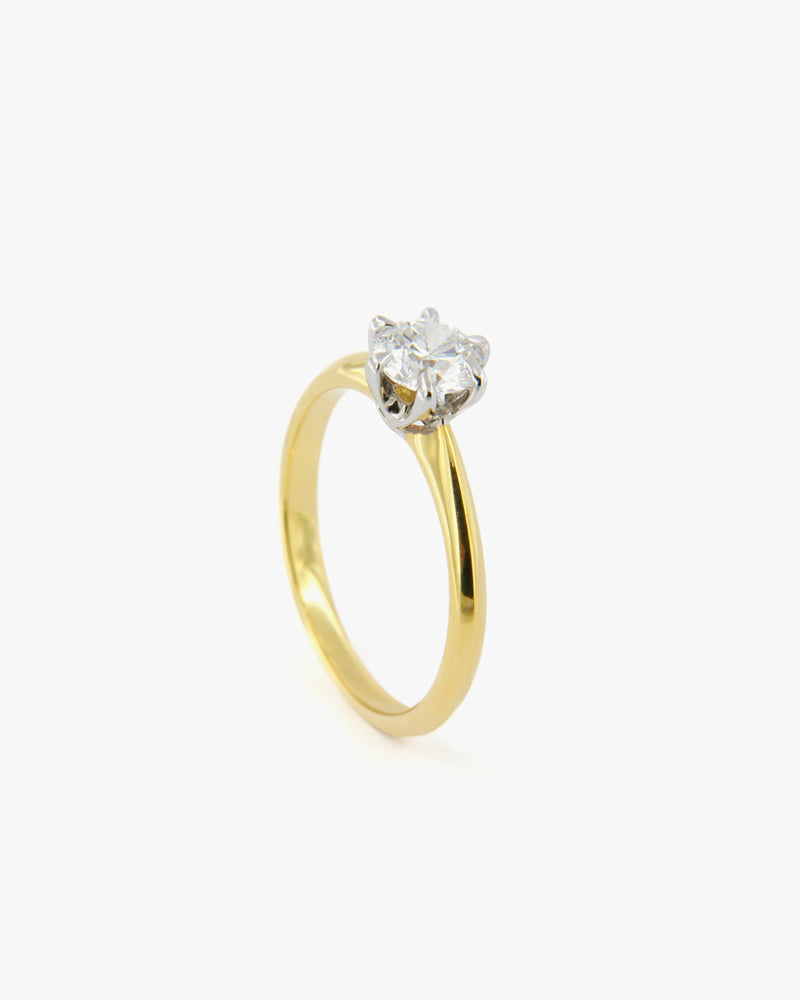 Brilliant Cut Diamond Merù Ring 0.70ct