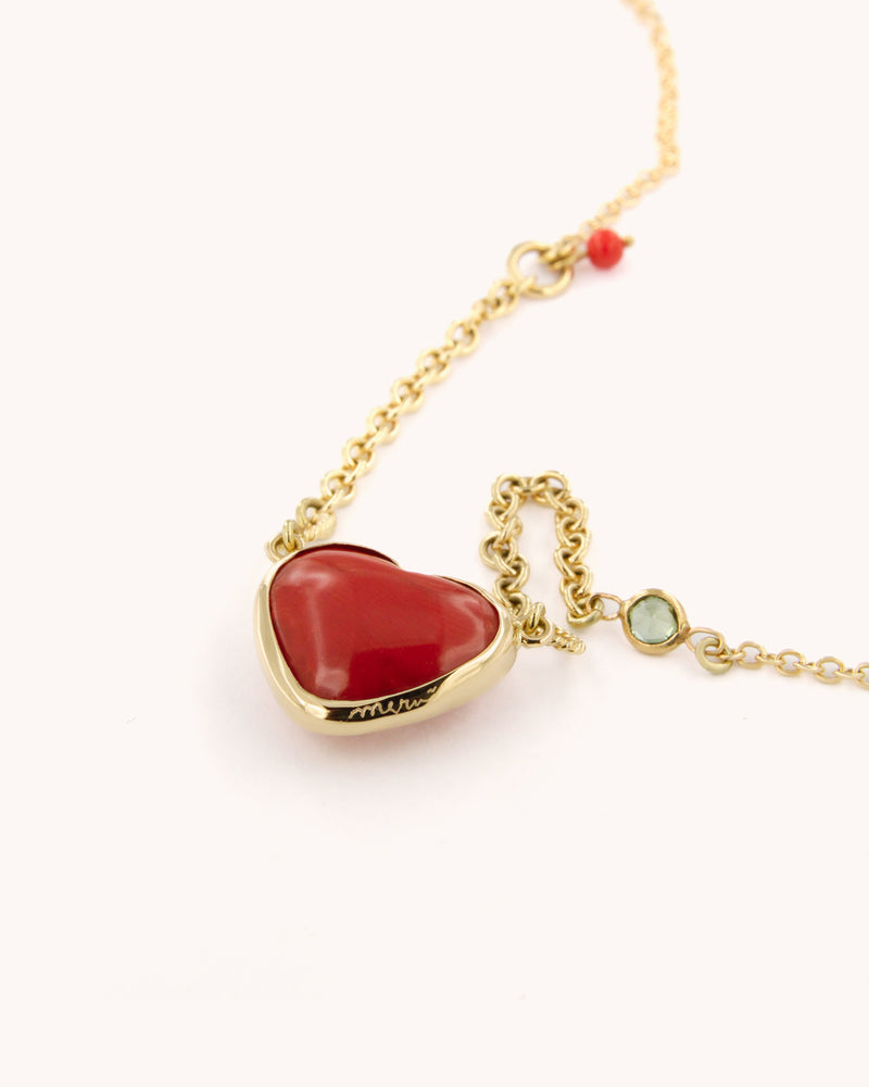 A Kiss in the Heart Necklace