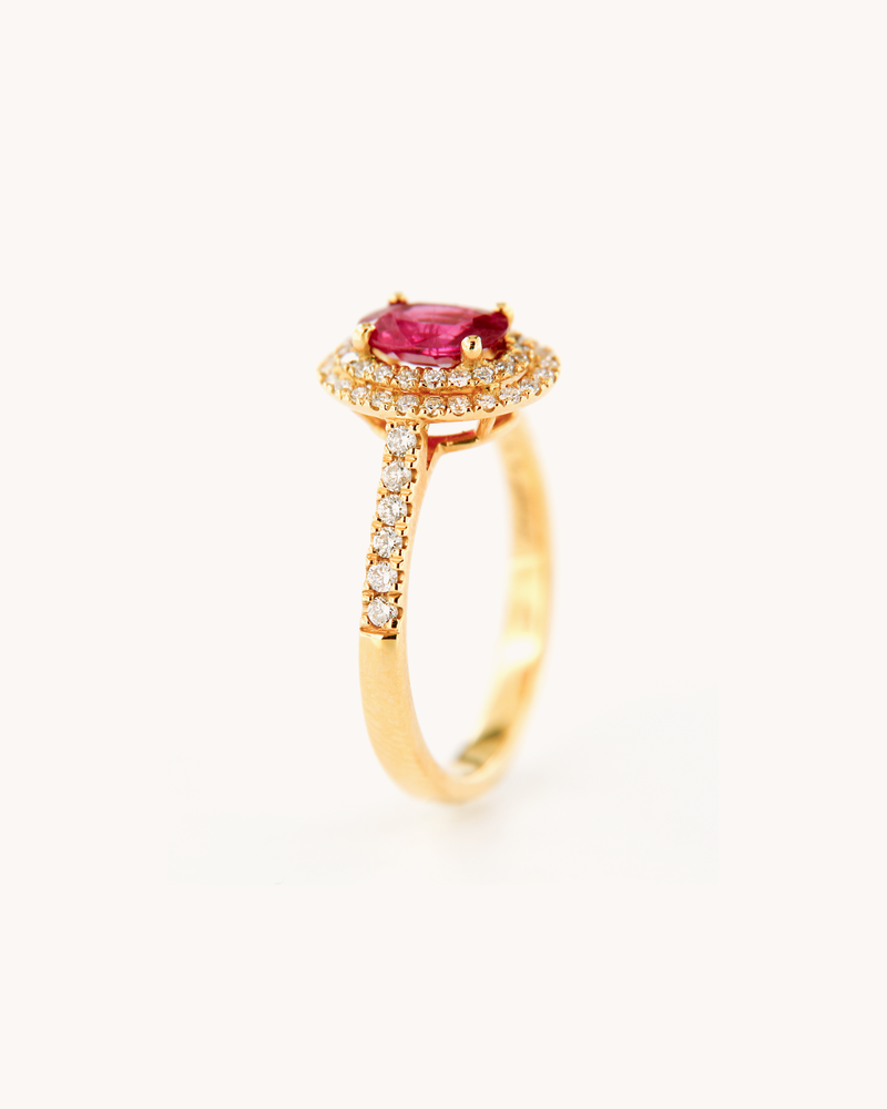 Ruby and Diamond Ring