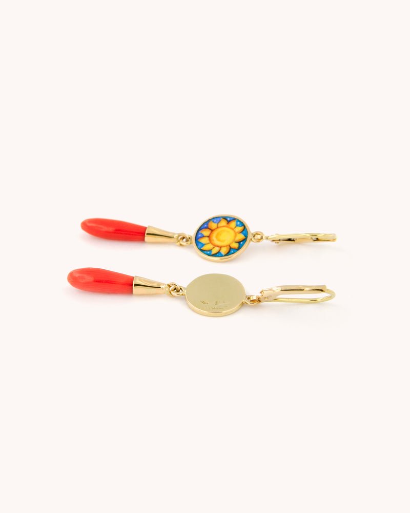 Sun and Moon Earrings