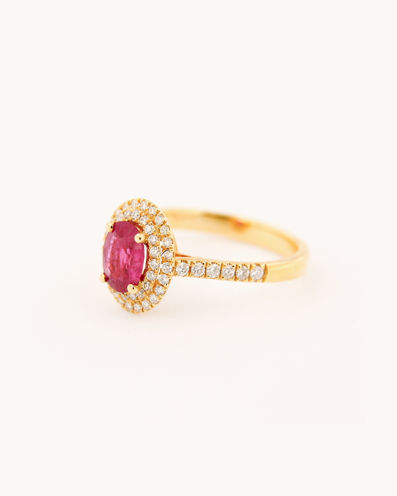 Ruby and Diamond Ring