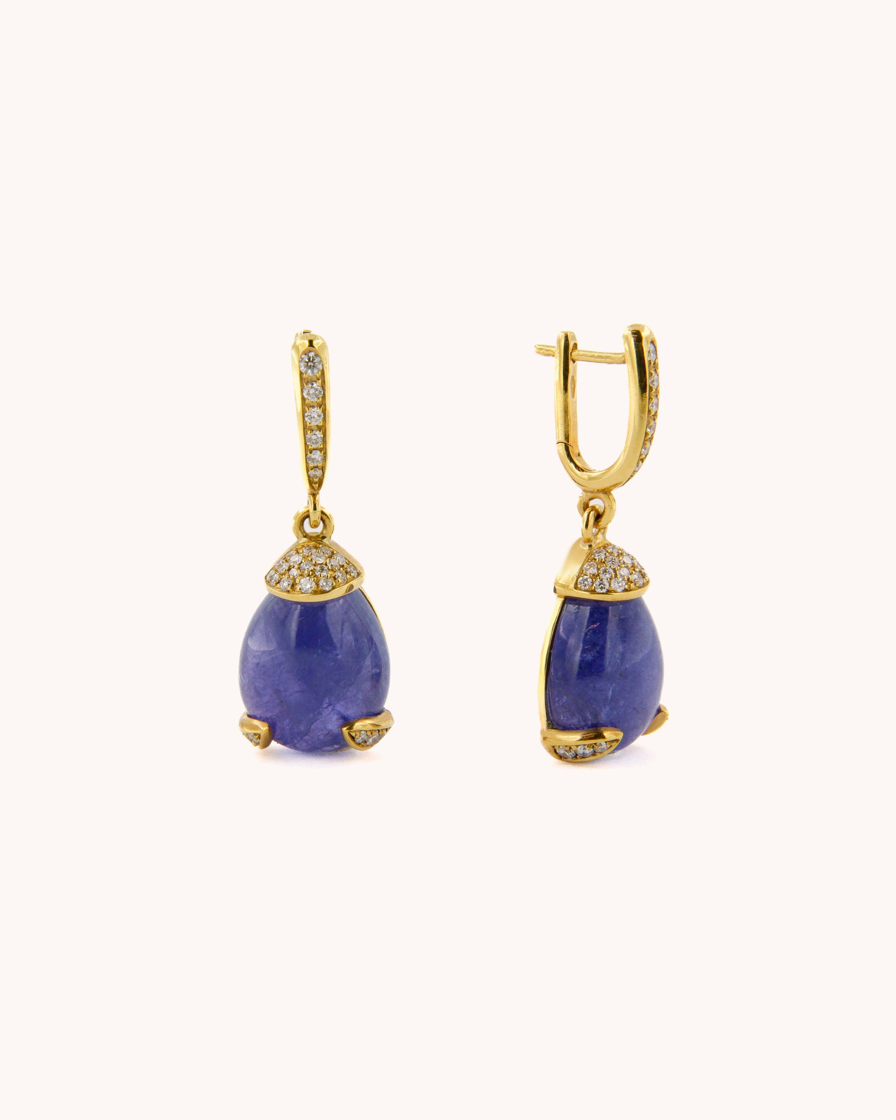 Orecchini Pendenti Tanzanite