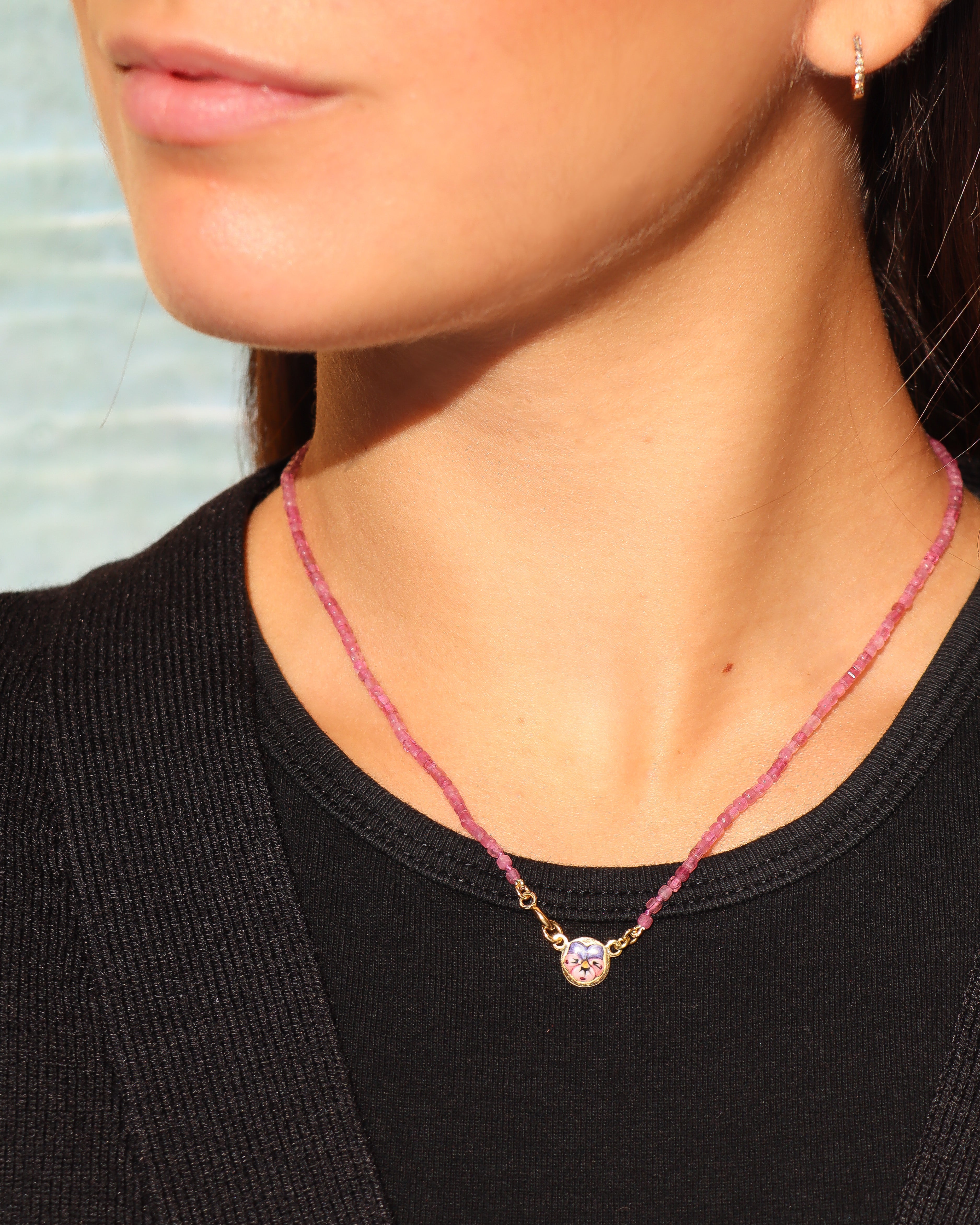 Collana Coloris Pansé nel Rosa Soave