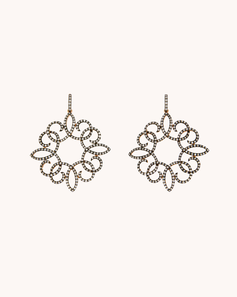 Entwined Diamond Earrings