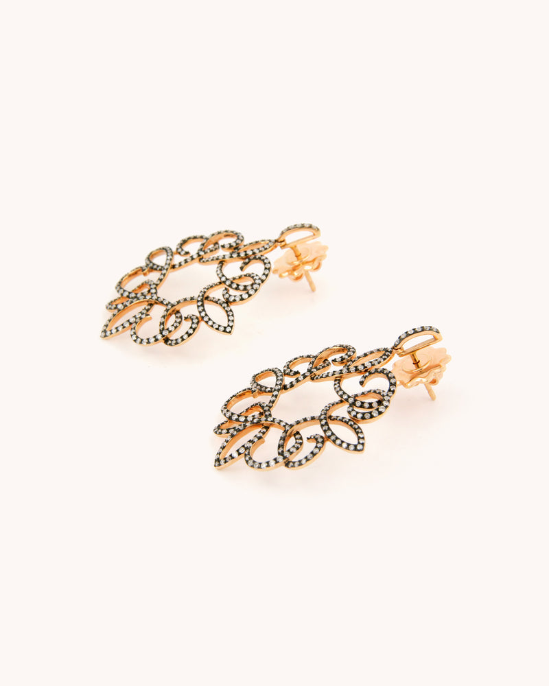 Entwined Diamond Earrings