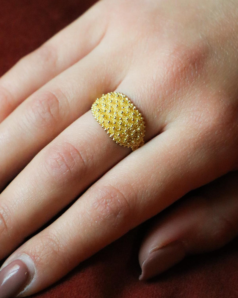 Four Row Sardinian Filigree Ring