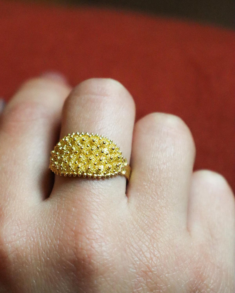 Four Row Sardinian Filigree Ring