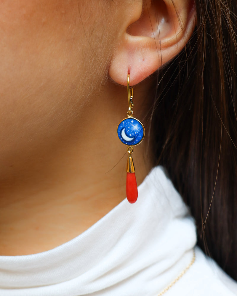 Sun and Moon Earrings