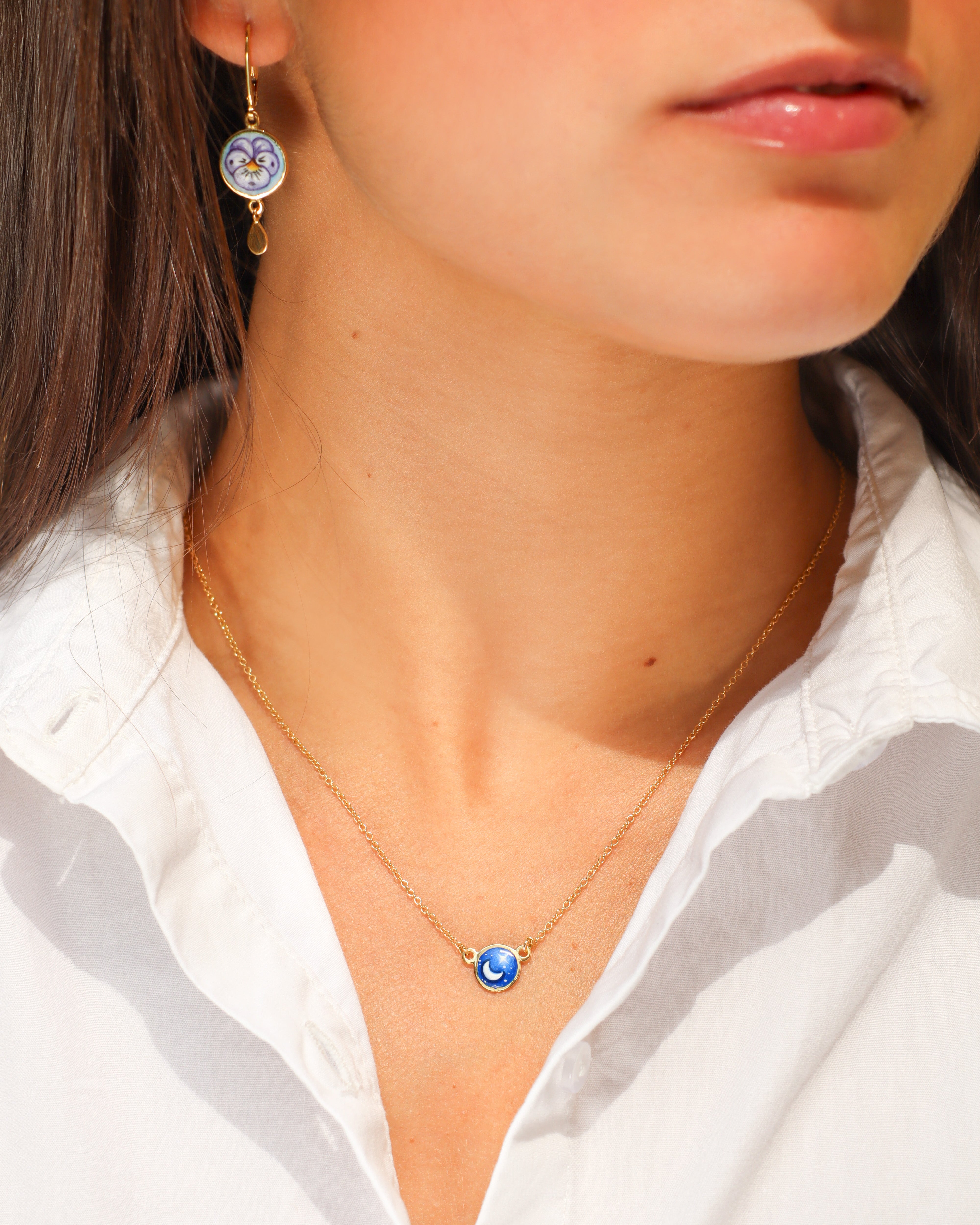 Moon in Venus Necklace