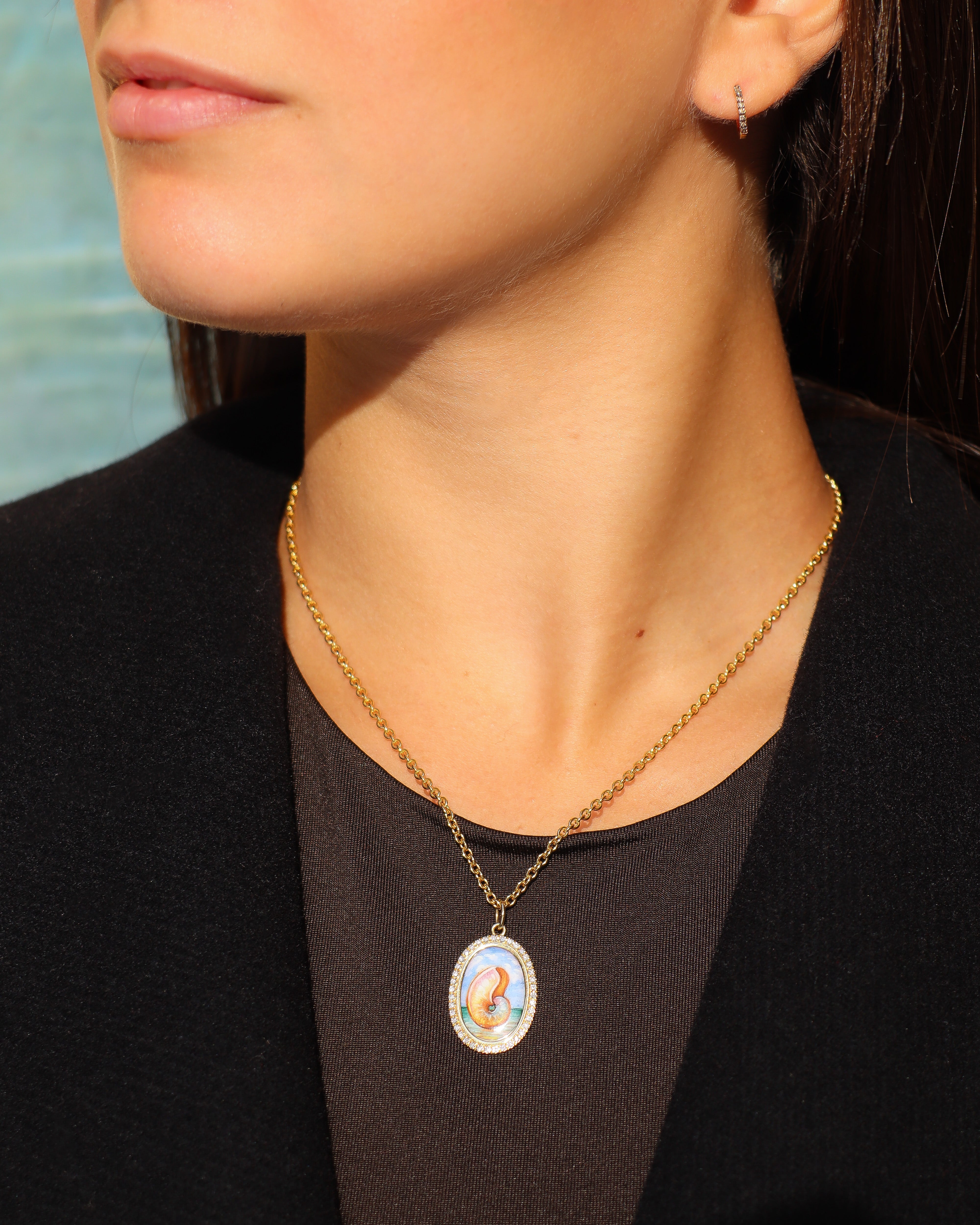 Ciondolo Conchigia con Diamante