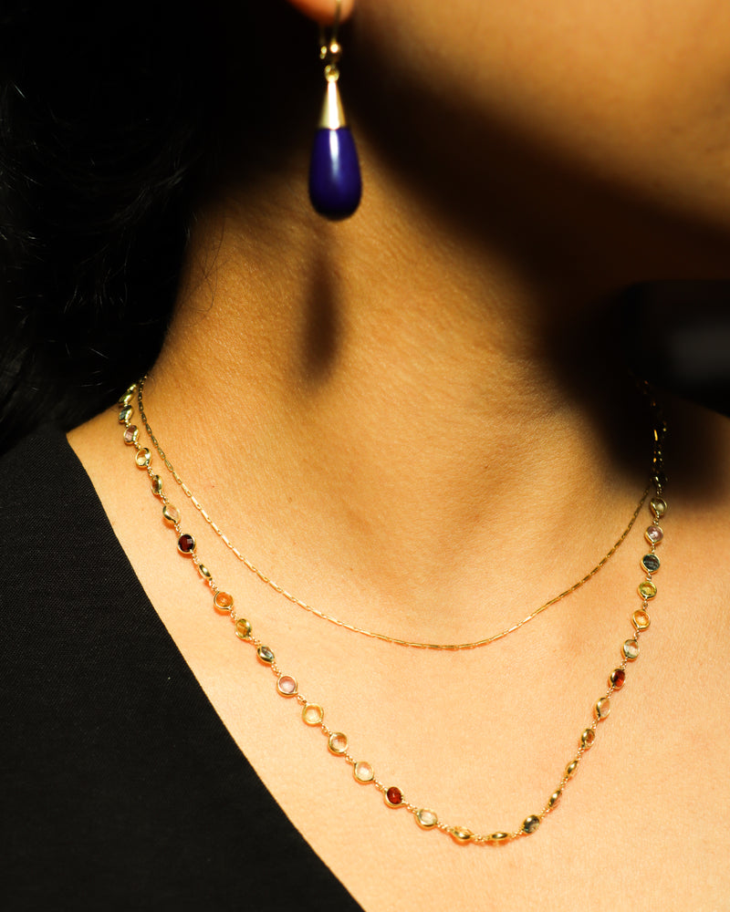 Tourmaline and Quartz Necklace