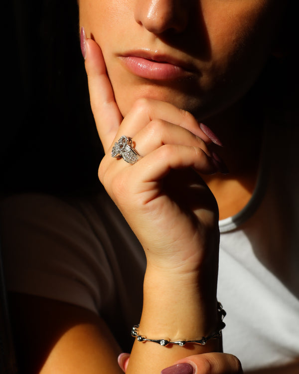 Heart-to-Heart Diamond Ring