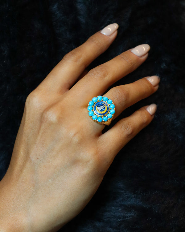 Bunny on the Moon Ring