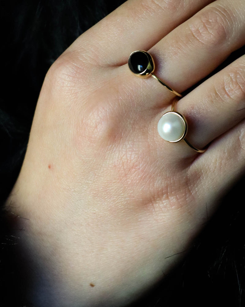 Oval Onyx Ring