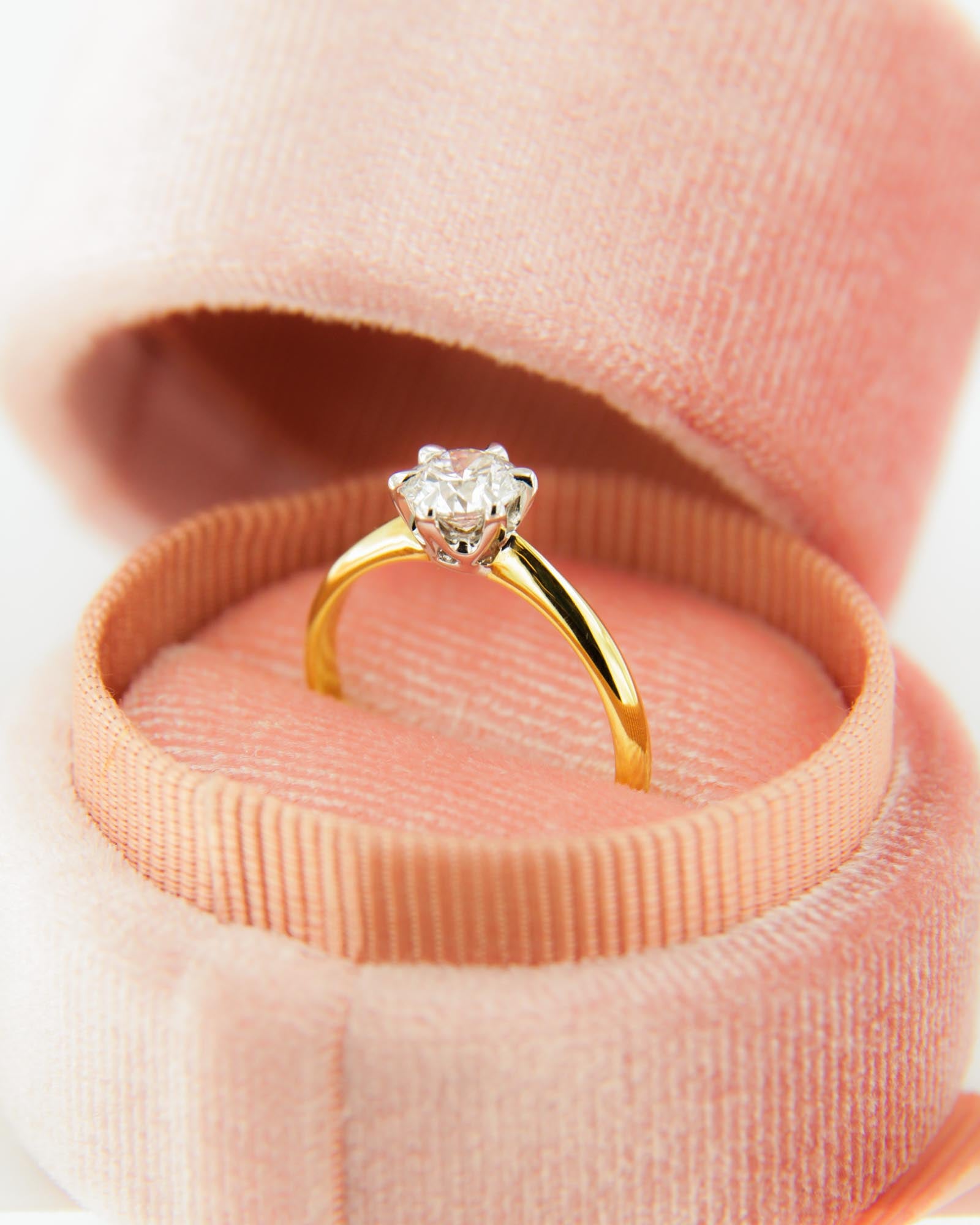 Anello Solitario Merù Taglio Brillante 0,70ct