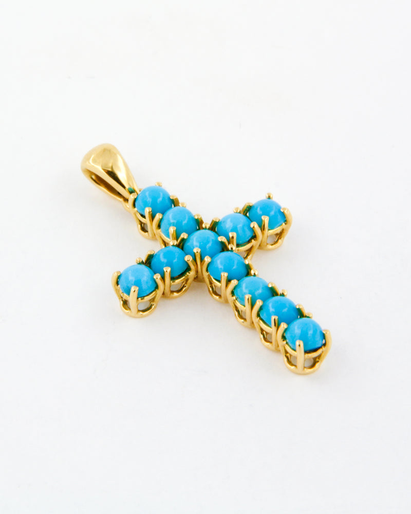 Turquoise Cross Pendant