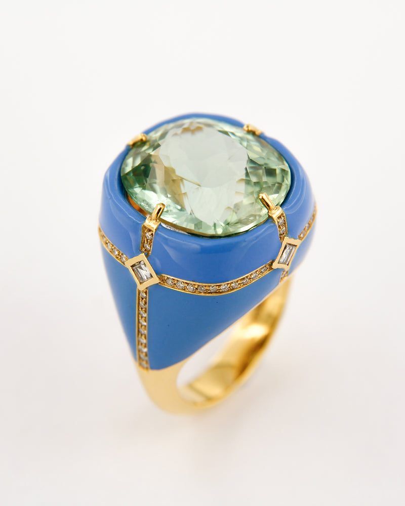 Blue Lagoon Tourmaline Ring