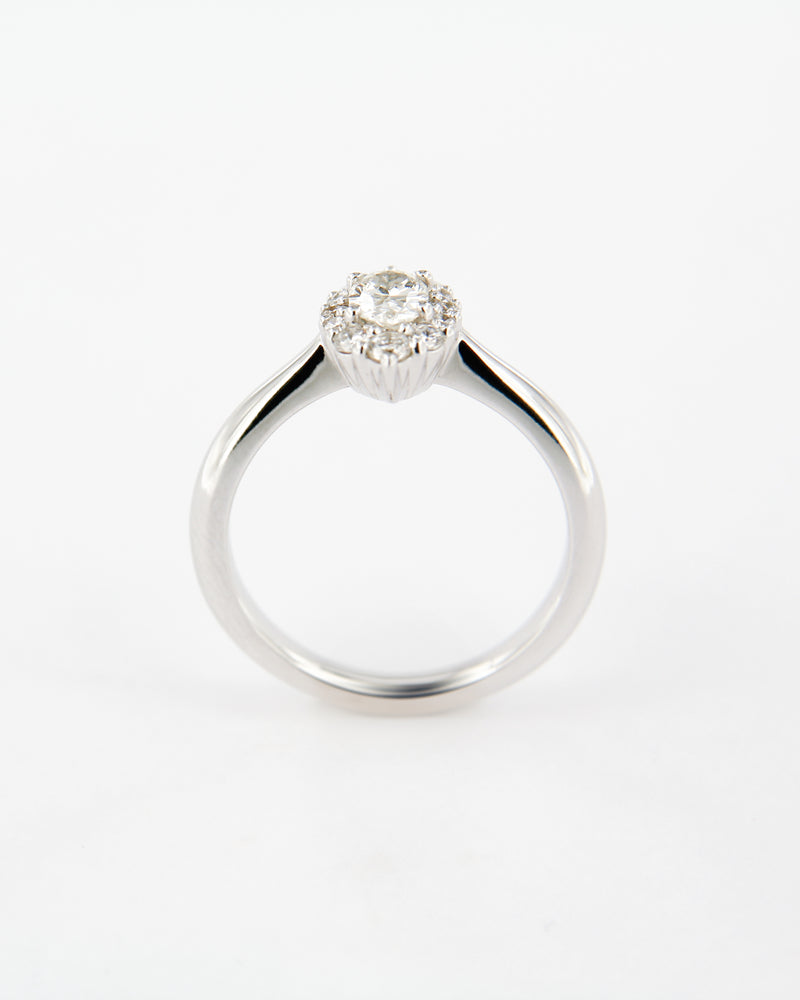 Marquise Diamond Halo Ring