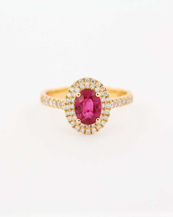 Ruby and Diamond Ring