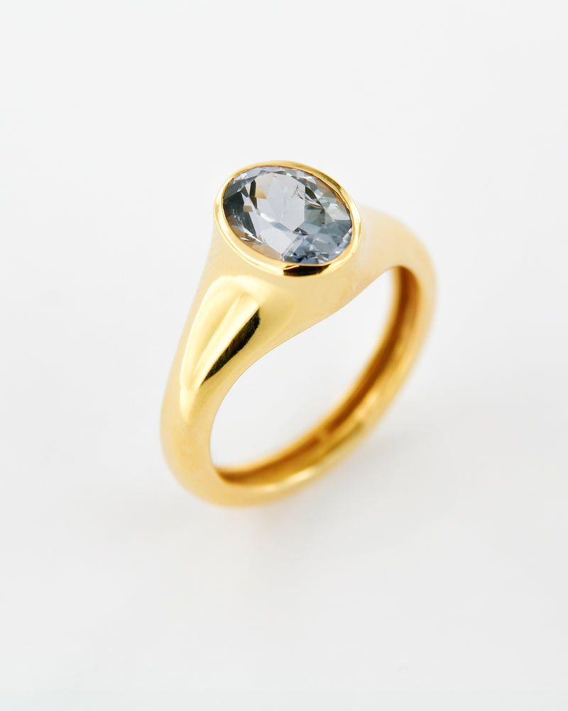 Light Blue Sapphire Ring