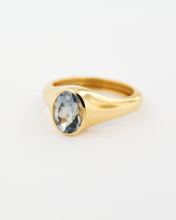 Light Blue Sapphire Ring