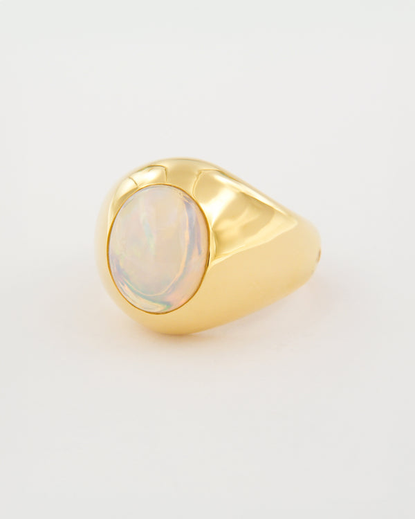 Opal Cabochon Ring