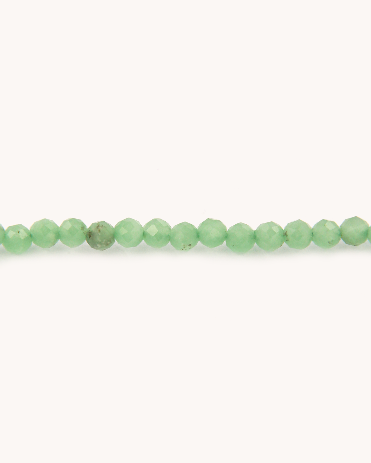 Collana Coloris Tulipano in Verde Primavera con perline di avventurina, oro giallo 18 carati e tulipano dipinto a mano in smalto a fuoco