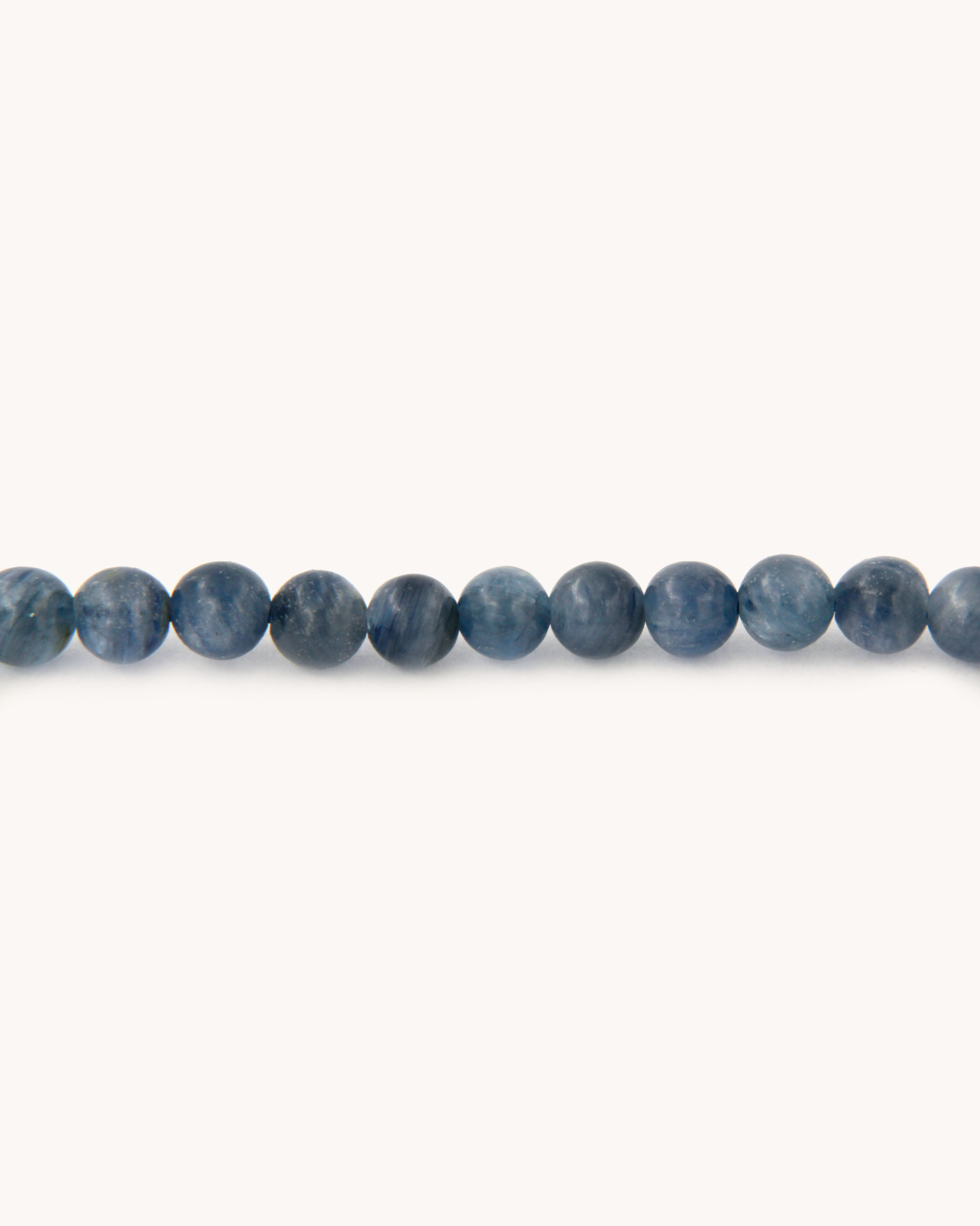 Collana Coloris con cianite, madreperla e Occhio Mistico dipinto a mano in smalto a fuoco.